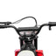36V SCRAMBLER DIRTBIKE MOTORBIKE - 36V - 500W - LEATHER SEAT / AIR WHEEL - RED/BLACK