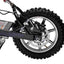 36V SCRAMBLER DIRTBIKE MOTORBIKE - 36V - 500W - LEATHER SEAT / AIR WHEEL - RED/BLACK