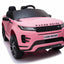 RANGE ROVER EVOQUE - 12V- LEATHER / EVA - MP3 - PINK