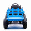 HOLLAND MINI T7 TRACTOR WITH TRAILER - 12V - BLUE