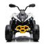 CAN AM QUADBIKE - 24V - 4WD - LEATHER SEAT / EVA - MP3 - WHITE