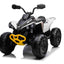 CAN AM QUADBIKE - 24V - 4WD - LEATHER SEAT / EVA - MP3 - WHITE