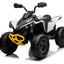 CAN AM QUADBIKE - 24V - 4WD - LEATHER SEAT / EVA - MP3 - WHITE