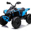 CAN AM QUADBIKE - 24V - 4WD - LEATHER SEAT / EVA - MP3 - BLUE