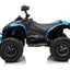 CAN AM QUADBIKE - 24V - 4WD - LEATHER SEAT / EVA - MP3 - BLUE