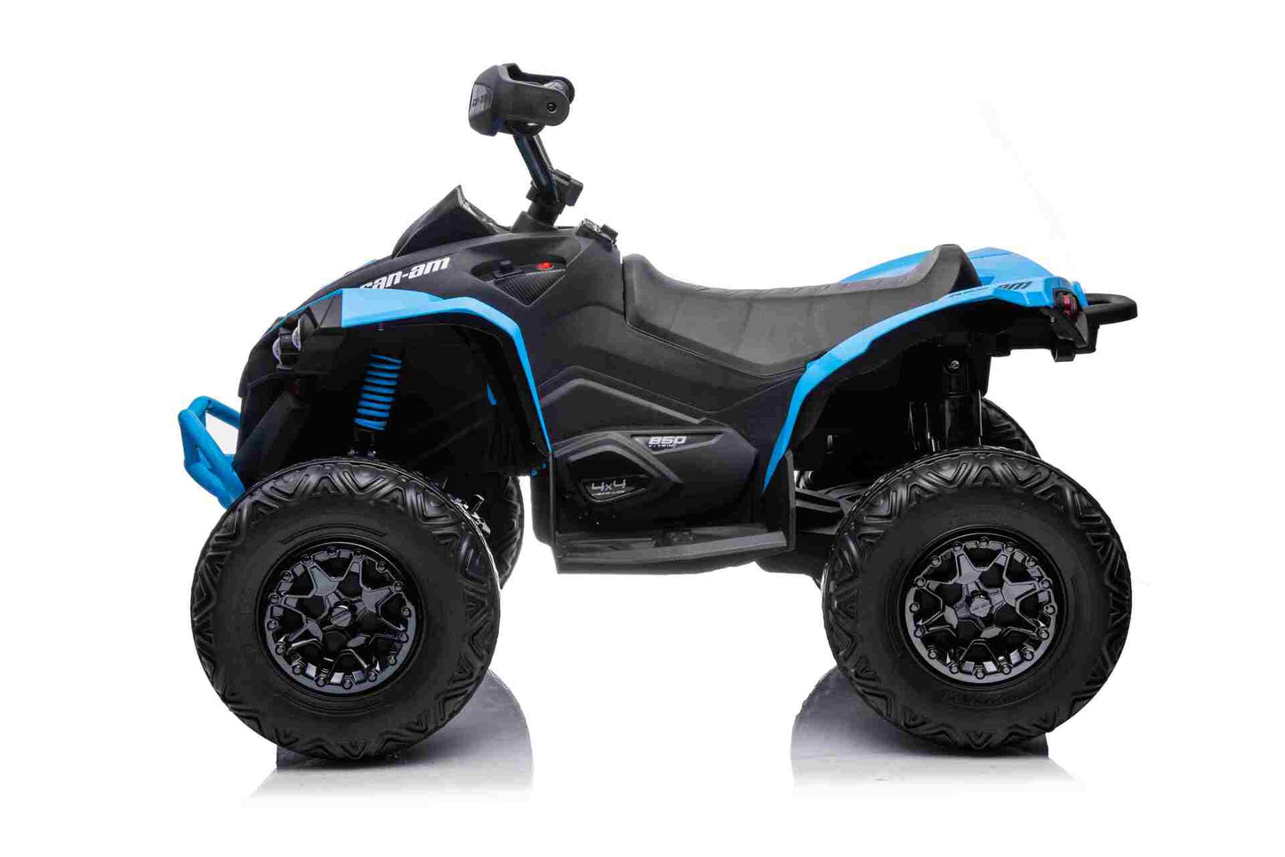 CAN AM QUADBIKE - 24V - 4WD - LEATHER SEAT / EVA - MP3 - BLUE