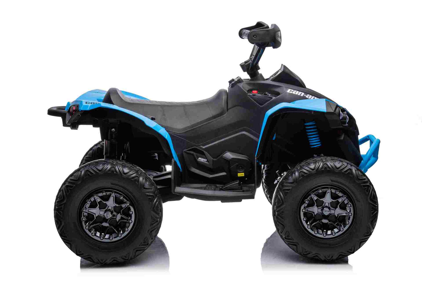 CAN AM QUADBIKE - 24V - 4WD - LEATHER SEAT / EVA - MP3 - BLUE