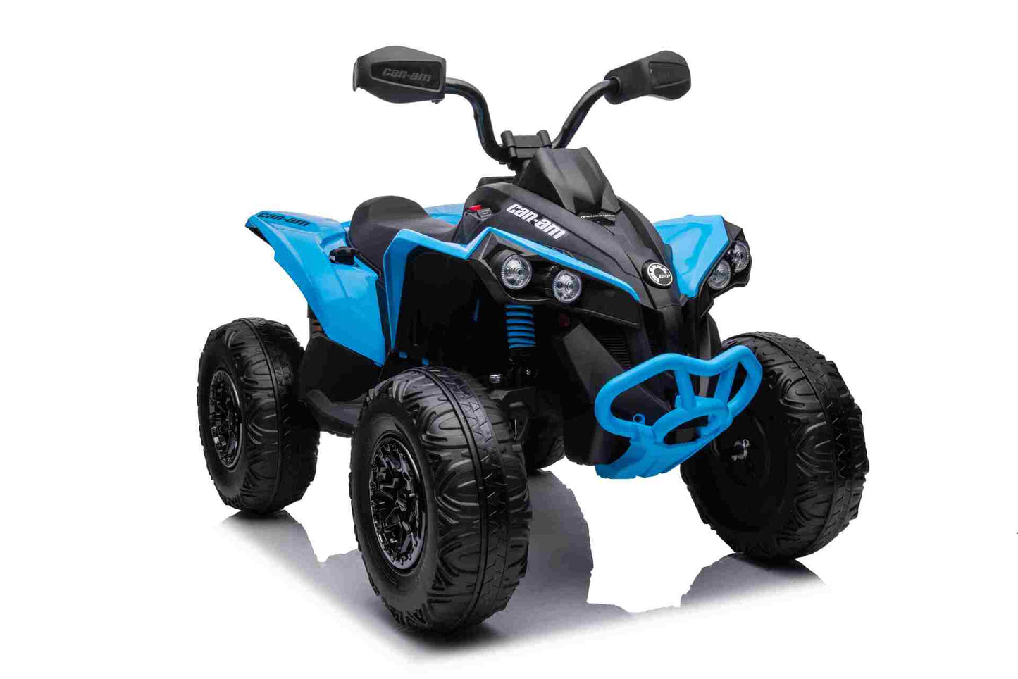 CAN AM QUADBIKE - 24V - 4WD - LEATHER SEAT / EVA - MP3 - BLUE