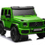 MERCEDES G63 XXL - 48V - 2 SEATER -  4WD - LEATHER SEAT / EVA - MP4 - MATT GREEN
