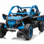 CAN AM UTV  XXL - 48V - 2 SEATER - LEATHER SEAT / EVA - MP3 - BLUE