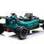 F1 CAR ASTON MARTIN - 24V - 4WD - LEATHER SEAT / EVA - MP3 - GREEN