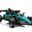 F1 CAR ASTON MARTIN - 24V - 4WD - LEATHER SEAT / EVA - MP3 - GREEN