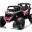CAN AM UTV - MINI - 24V - 4WD - LEATHER SEAT / EVA - MP3 - PINK