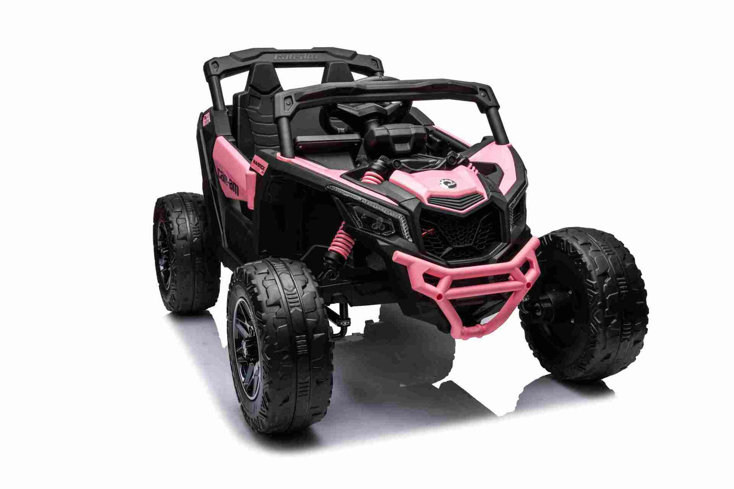 CAN AM UTV - MINI - 24V - 4WD - LEATHER SEAT / EVA - MP3 - PINK