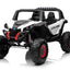 NEW XMX UTV BUGGY - 24V - 4WD - LEATHER / EVA - MP4 - WHITE