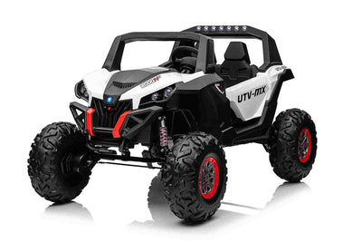 NEW XMX UTV BUGGY - 24V - 4WD - LEATHER / EVA - MP4 - WHITE