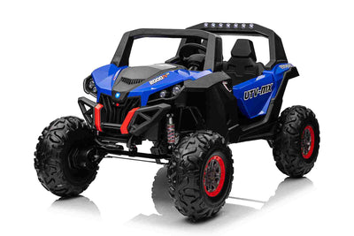 NEW XMX UTV BUGGY - 24V - 4WD - LEATHER / EVA - MP4 - SPIDER BLUE