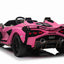 LAMBORGHINI SIAN - 24V - 2 SEATER - 4WD - LEATHER / EVA - PINK