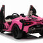 LAMBORGHINI SIAN - 24V - 2 SEATER - 4WD - LEATHER / EVA - PINK