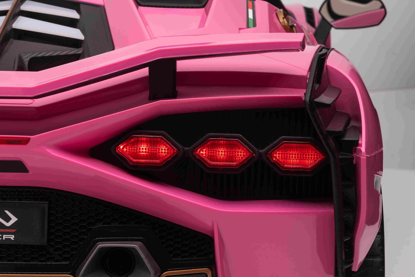 LAMBORGHINI SIAN - 24V - 2 SEATER - 4WD - LEATHER / EVA - PINK