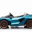 LAMBORGHINI SIAN - 24V - 2 SEATER - 4WD - LEATHER / EVA - PAINT METALLIC BLUE