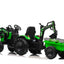 COMBO 24V TRACTOR - 3 IN 1 - MULTI FUNCTION WITH BUCKET, TRAILER, EXCAVATOR - GREEN