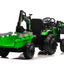 COMBO 24V TRACTOR - 3 IN 1 - MULTI FUNCTION WITH BUCKET, TRAILER, EXCAVATOR - GREEN