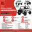 Land Rover Defender 90 Tipper - White | 24V | 4WD | Leather Seat | EVA Wheels