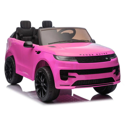 RANGE ROVER SPORT - 24V - 90W -  LEATHER SEAT / EVA WHEELS - MP3 BLUETOOTH - PINK