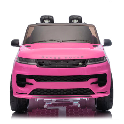 RANGE ROVER SPORT - 24V - 90W -  LEATHER SEAT / EVA WHEELS - MP3 BLUETOOTH - PINK