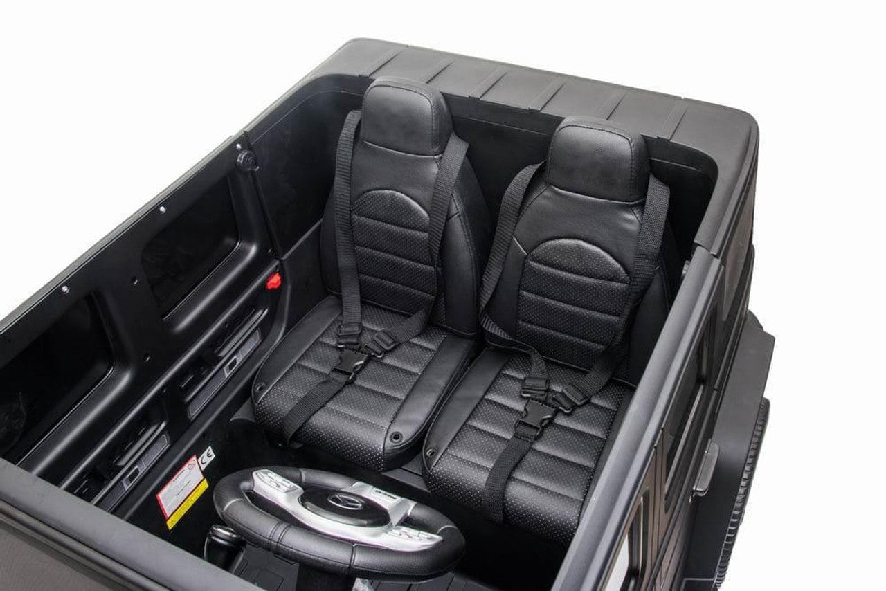 MERCEDES G63 XL - 24V - 2 SEATER - 4WD - LEATHER SEAT / EVA - MP4 - MATT BLACK