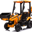 JCB TRACTOR with Digger Arm & Scoop 12V Children’s Ride On Tractor- YELLOW