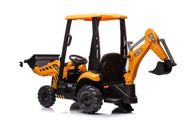 JCB TRACTOR with Digger Arm & Scoop 12V Children’s Ride On Tractor- YELLOW