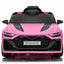 Licensed AUDI RS6 AVANT GT - 12V Children’s Ride On Car - MP3 - PINK
