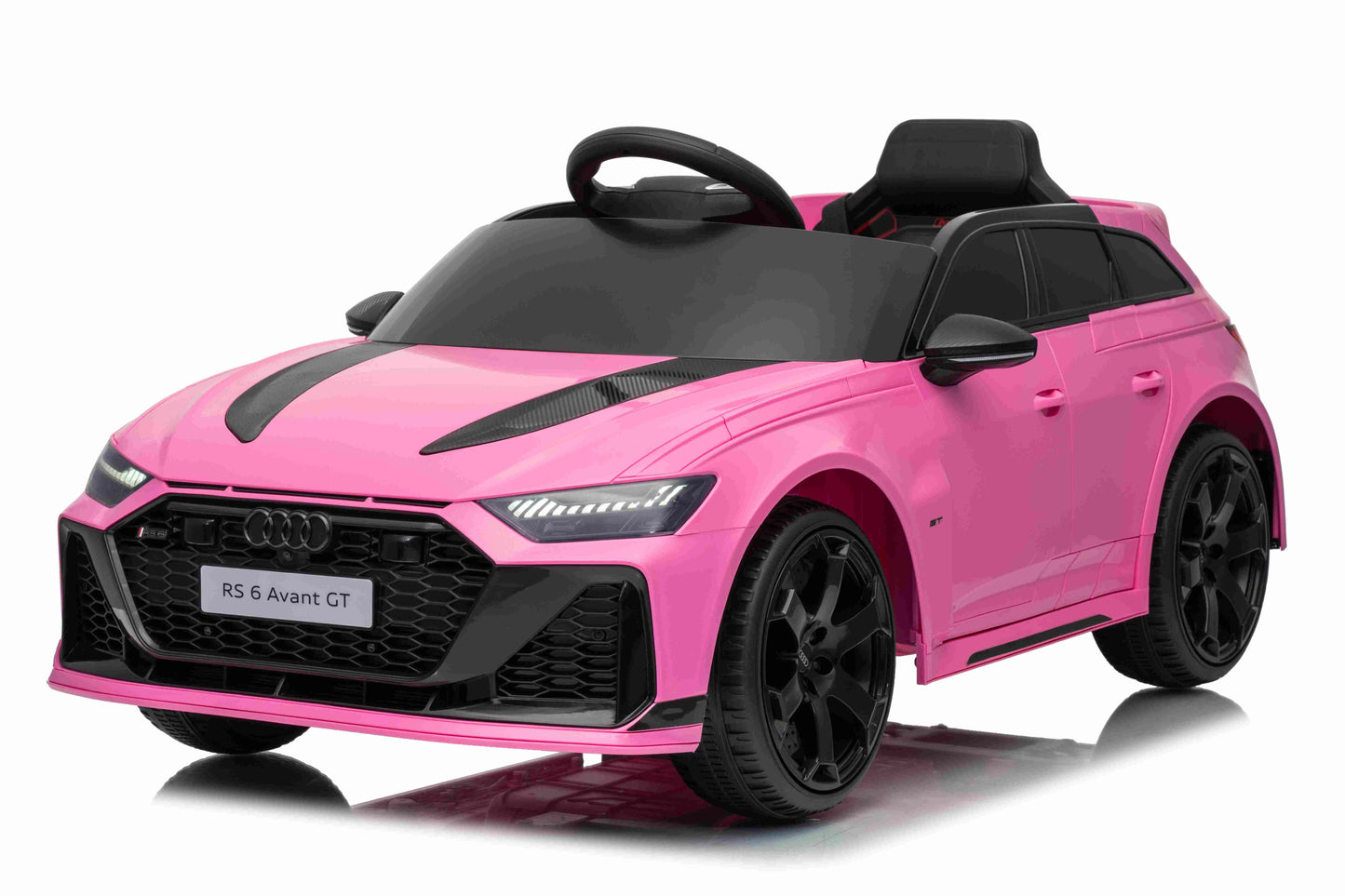 Licensed AUDI RS6 AVANT GT - 12V Children’s Ride On Car - MP3 - PINK