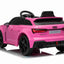 Licensed AUDI RS6 AVANT GT - 12V Children’s Ride On Car - MP3 - PINK