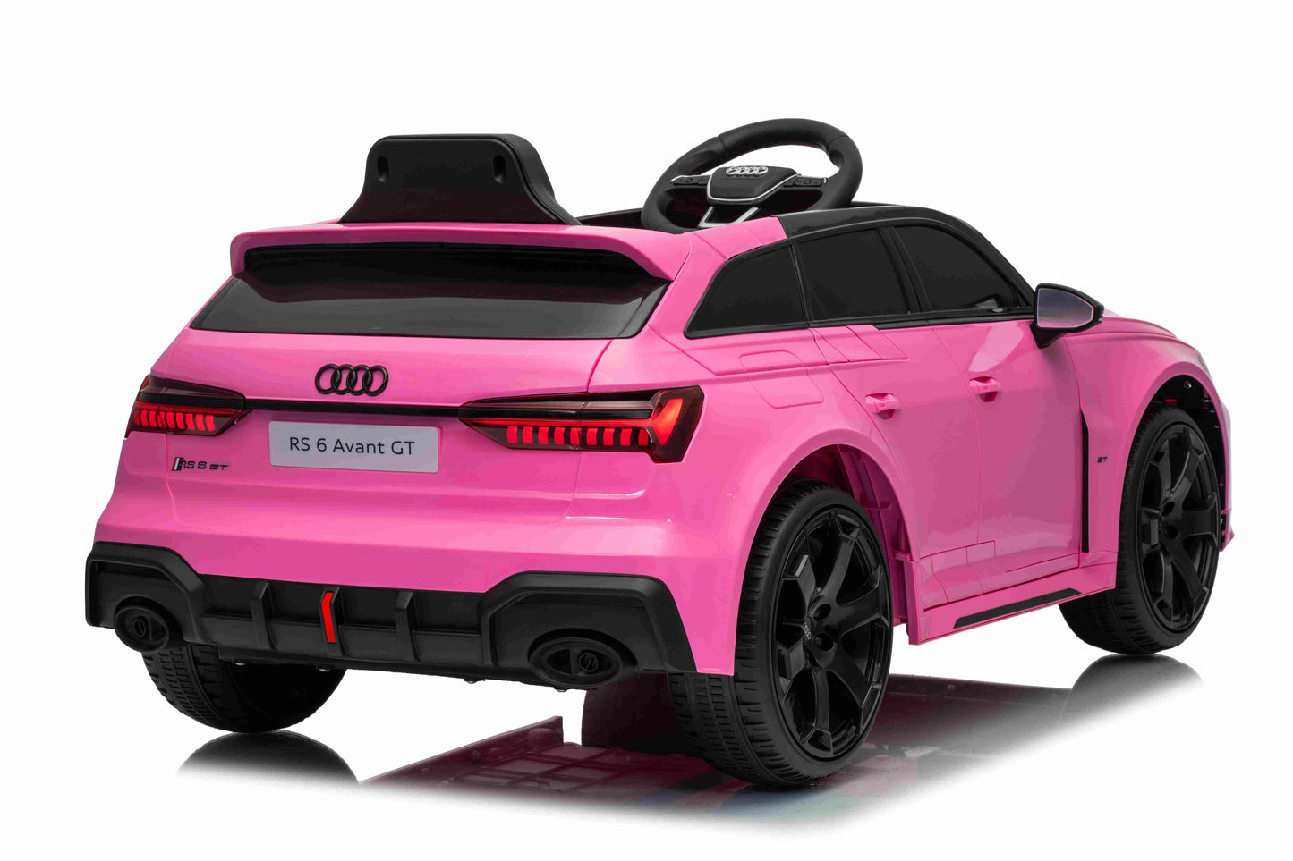 Licensed AUDI RS6 AVANT GT - 12V Children’s Ride On Car - MP3 - PINK