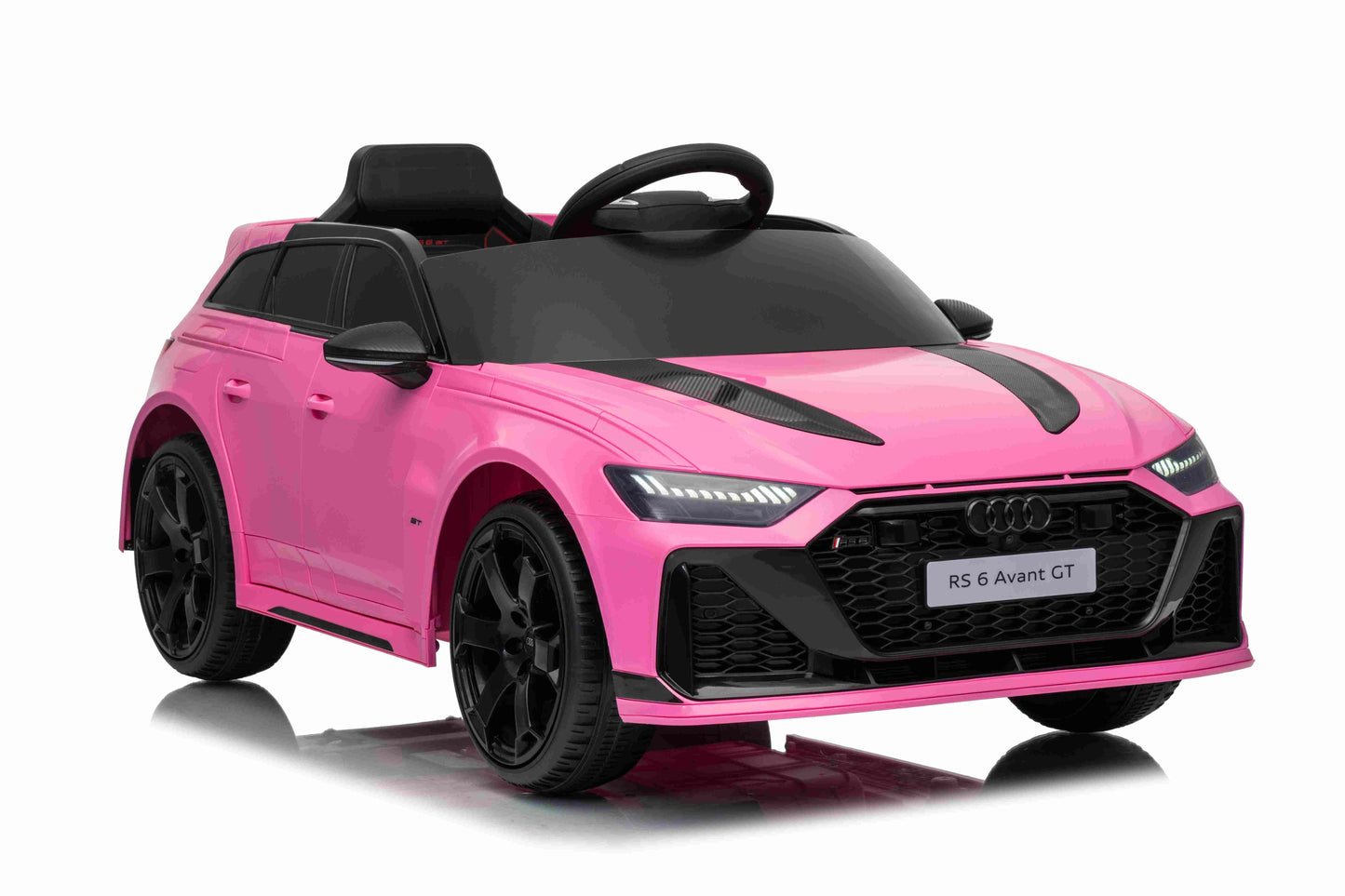Licensed AUDI RS6 AVANT GT - 12V Children’s Ride On Car - MP3 - PINK