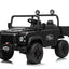 LAND ROVER DEFENDER 90 TIPPER - BLACK (24V / Leather Seat / EVA Wheels) - TIPPER