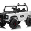 LAND ROVER DEFENDER 90 TIPPER - WHITE (24V / Leather Seat / EVA Wheels) - TIPPER
