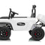 LAND ROVER DEFENDER 90 TIPPER - WHITE (24V / Leather Seat / EVA Wheels) - TIPPER