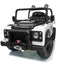 LAND ROVER DEFENDER 90 TIPPER - WHITE (24V / Leather Seat / EVA Wheels) - TIPPER