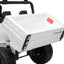 LAND ROVER DEFENDER 90 TIPPER - WHITE (24V / Leather Seat / EVA Wheels) - TIPPER