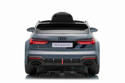 Licensed AUDI RS6 AVANT GT - 12V Children’s Ride On Car - MP3 - GREY