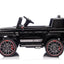 MERCEDES BENZ G63 G WAGON - 12V - LEATHER SEAT / EVA WHEELS - PAINT METALLIC BLACK