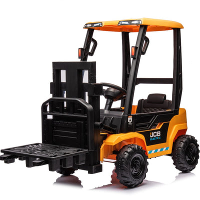 JCB FORKLIFT 12V Children’s Ride On Forklift - YELLOW
