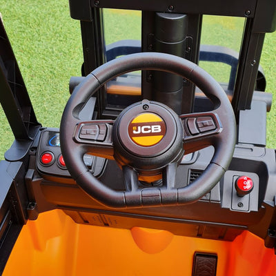JCB FORKLIFT 12V Children’s Ride On Forklift - YELLOW