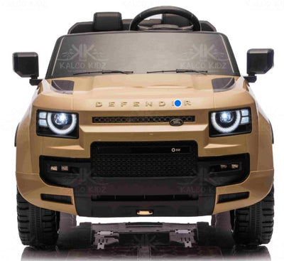 LAND ROVER DEFENDER - OCTA - 24V - 200W -  LEATHER SEAT / EVA - MP3 BLUETOOTH - CHAMPAGNE