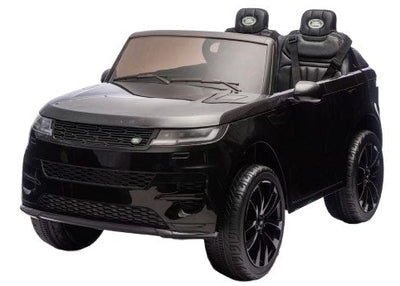 RANGE ROVER SPORT - 24V - 90W -  LEATHER SEAT / EVA WHEELS - MP3 BLUETOOTH - BLACK