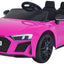 Licensed AUDI R8 Spyder 12V Children’s Ride On Car - MP3 - PINK